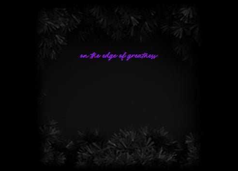 Konfiguriertes Neonschild: on the edge o... - Official Neon - led neon schild schriftzug personalisiert