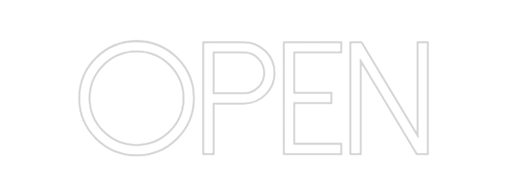 Konfiguriertes Neonschild: OPEN - Official Neon - led neon schild schriftzug personalisiert