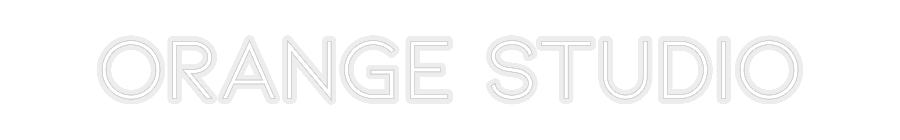 Konfiguriertes Neonschild: Orange Studio - Official Neon - led neon schild schriftzug personalisiert