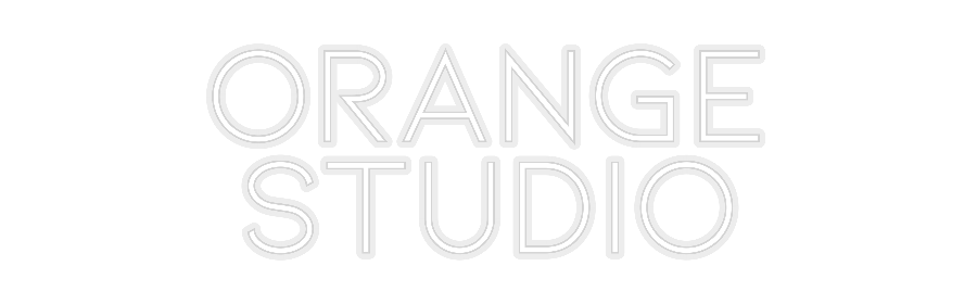 Konfiguriertes Neonschild: ORANGE STUDIO - Official Neon - led neon schild schriftzug personalisiert
