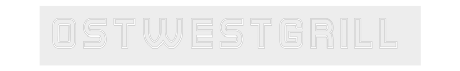 Konfiguriertes Neonschild: OstWestGrill - Official Neon - led neon schild schriftzug personalisiert