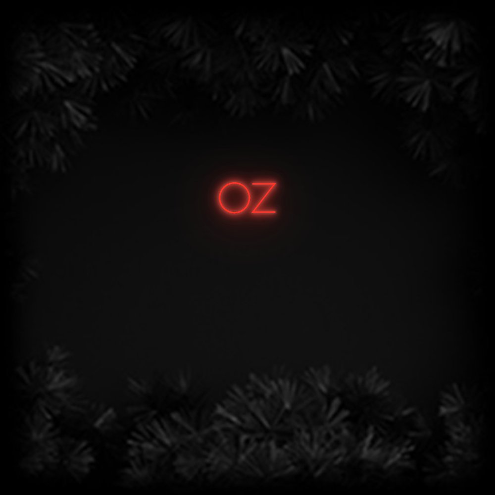 Konfiguriertes Neonschild: OZ - Official Neon - led neon schild schriftzug personalisiert