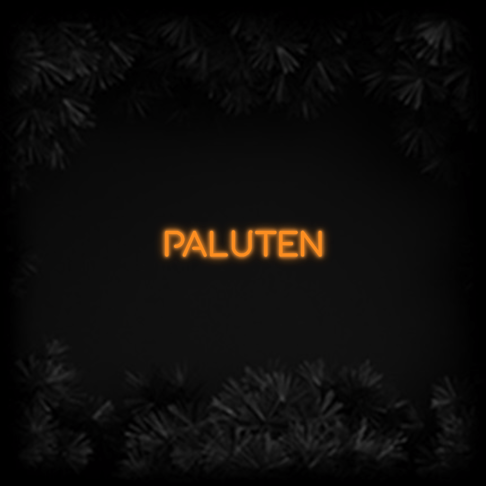 Konfiguriertes Neonschild: PALUTEN - Official Neon - led neon schild schriftzug personalisiert