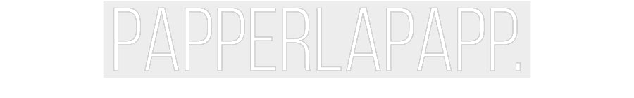 Konfiguriertes Neonschild: Papperlapapp. - Official Neon - led neon schild schriftzug personalisiert