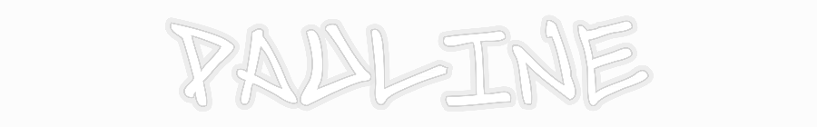 Konfiguriertes Neonschild: Pauline - Official Neon - led neon schild schriftzug personalisiert