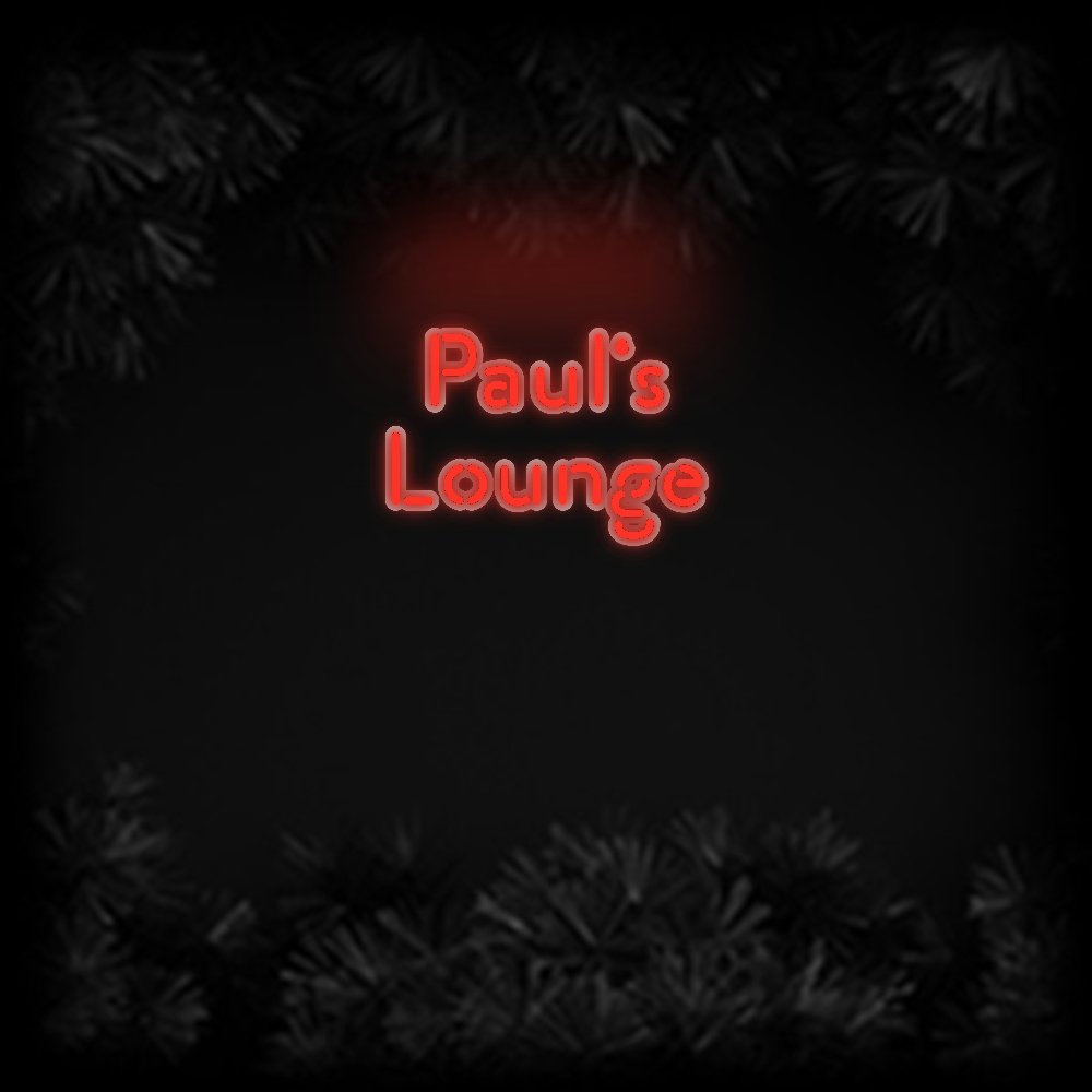 Konfiguriertes Neonschild: Paul‘s Lounge - Official Neon - led neon schild schriftzug personalisiert