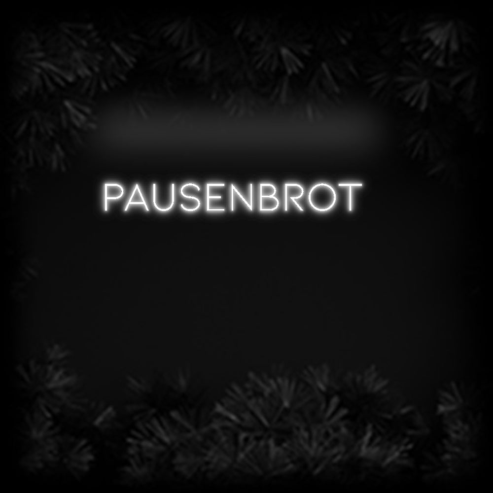 Konfiguriertes Neonschild: Pausenbrot - Official Neon - led neon schild schriftzug personalisiert