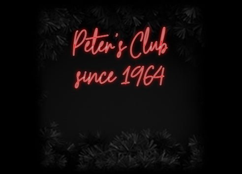 Konfiguriertes Neonschild: Peter's Club ... - Official Neon - led neon schild schriftzug personalisiert