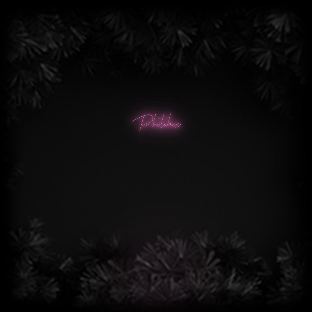 Konfiguriertes Neonschild: Photobox - Official Neon - led neon schild schriftzug personalisiert