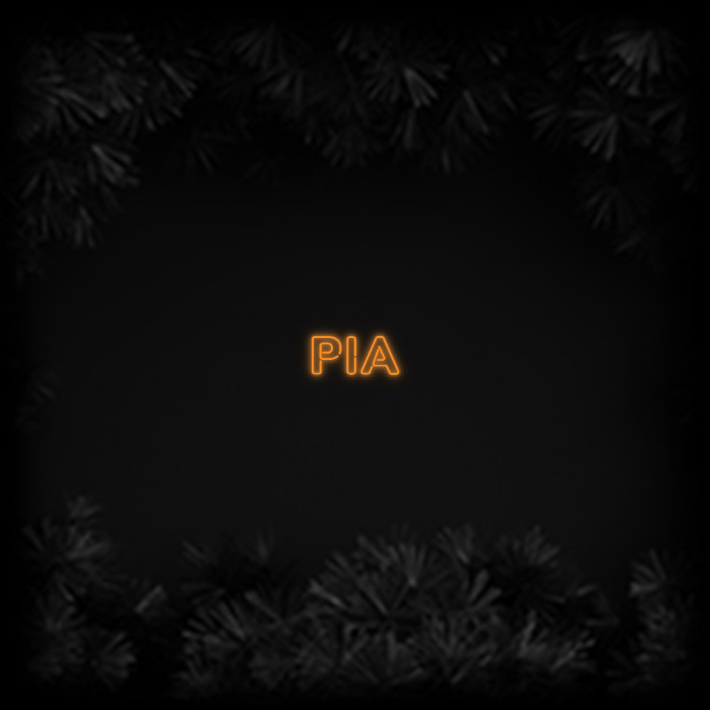 Konfiguriertes Neonschild: PIA - Official Neon - led neon schild schriftzug personalisiert