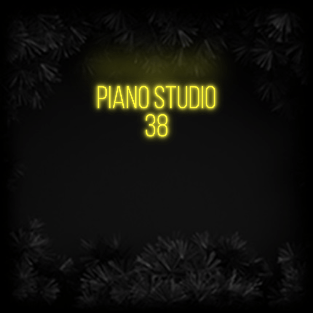 Konfiguriertes Neonschild: PIANO STUDIO ... - Official Neon - led neon schild schriftzug personalisiert