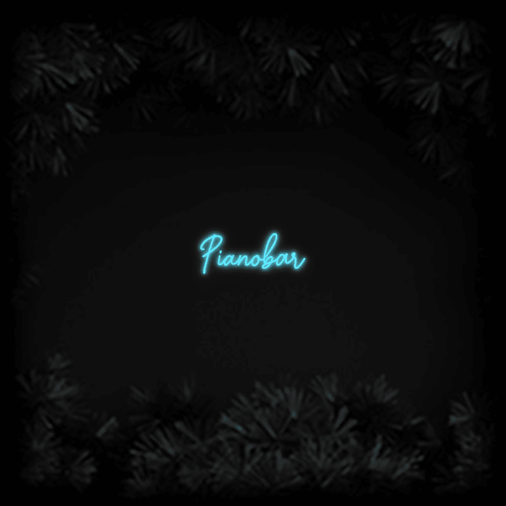 Konfiguriertes Neonschild: Pianobar - Official Neon - led neon schild schriftzug personalisiert