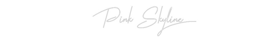 Konfiguriertes Neonschild: Pink Skyline - Official Neon - led neon schild schriftzug personalisiert
