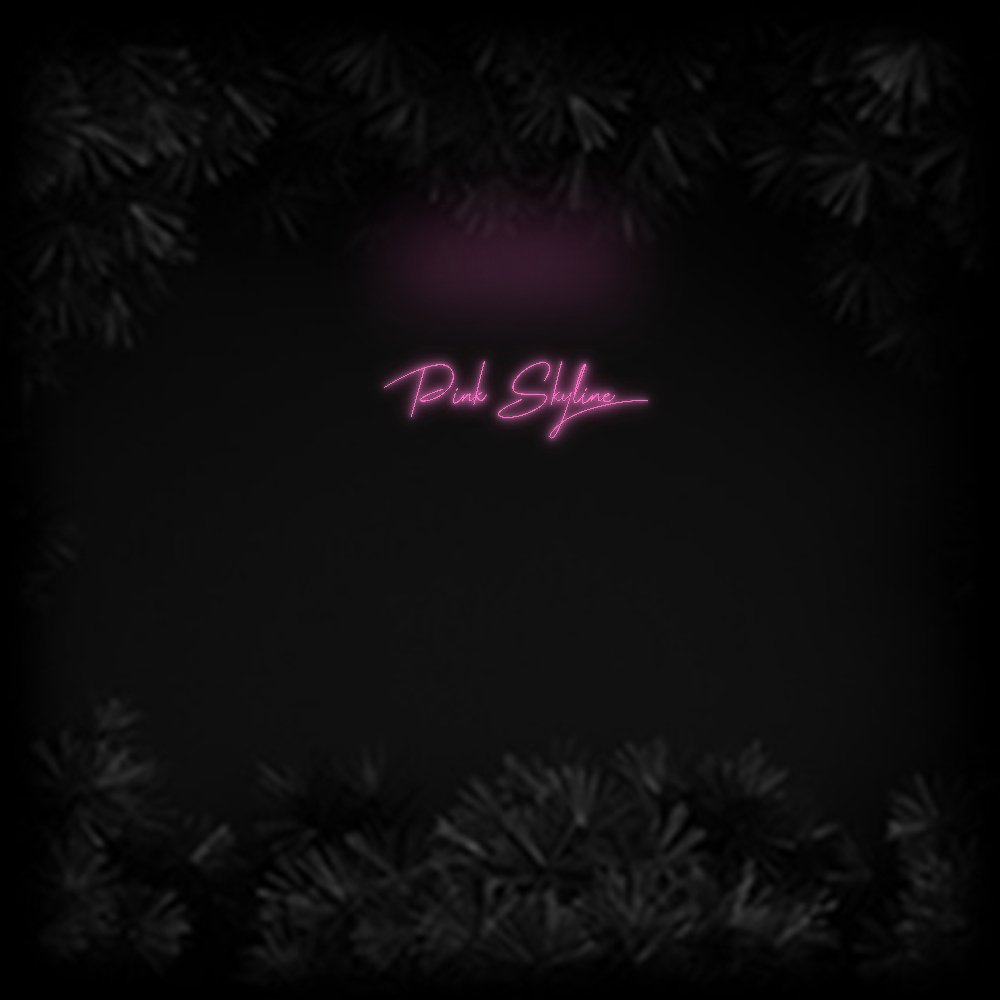 Konfiguriertes Neonschild: Pink Skyline - Official Neon - led neon schild schriftzug personalisiert