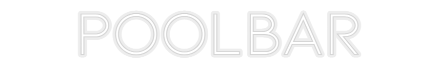 Konfiguriertes Neonschild: Poolbar - Official Neon - led neon schild schriftzug personalisiert