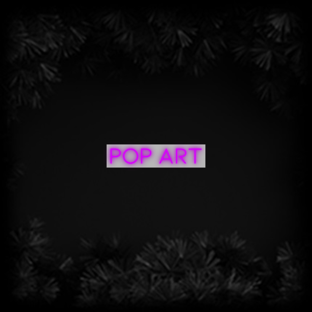 Konfiguriertes Neonschild: Pop Art - Official Neon - led neon schild schriftzug personalisiert