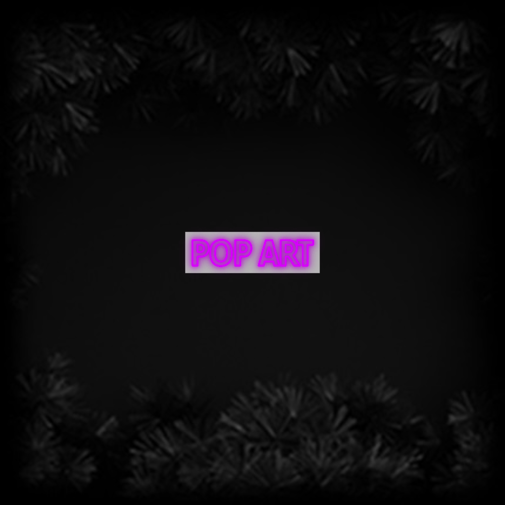 Konfiguriertes Neonschild: Pop Art - Official Neon - led neon schild schriftzug personalisiert