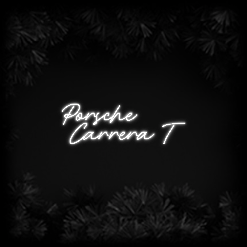 Konfiguriertes Neonschild: Porsche Carrera... - Official Neon - led neon schild schriftzug personalisiert