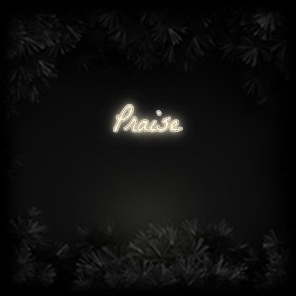 Konfiguriertes Neonschild: Praise - Official Neon - led neon schild schriftzug personalisiert