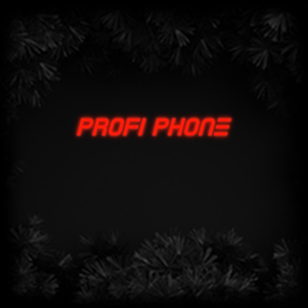 Konfiguriertes Neonschild: Profi Phone - Official Neon - led neon schild schriftzug personalisiert