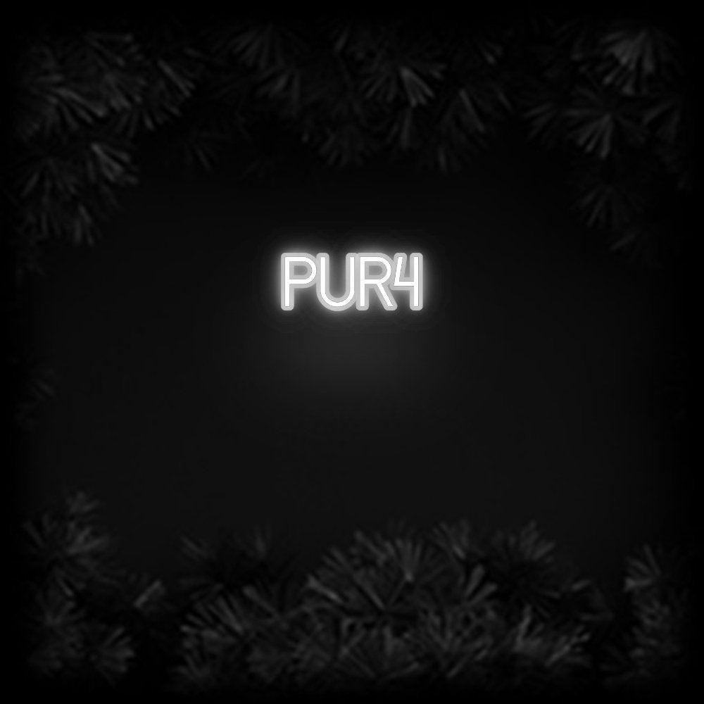Konfiguriertes Neonschild: PUR4 - Official Neon - led neon schild schriftzug personalisiert
