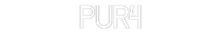 Konfiguriertes Neonschild: PUR4 - Official Neon - led neon schild schriftzug personalisiert