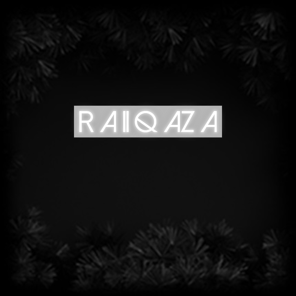Konfiguriertes Neonschild: R A ii q Az A - Official Neon - led neon schild schriftzug personalisiert