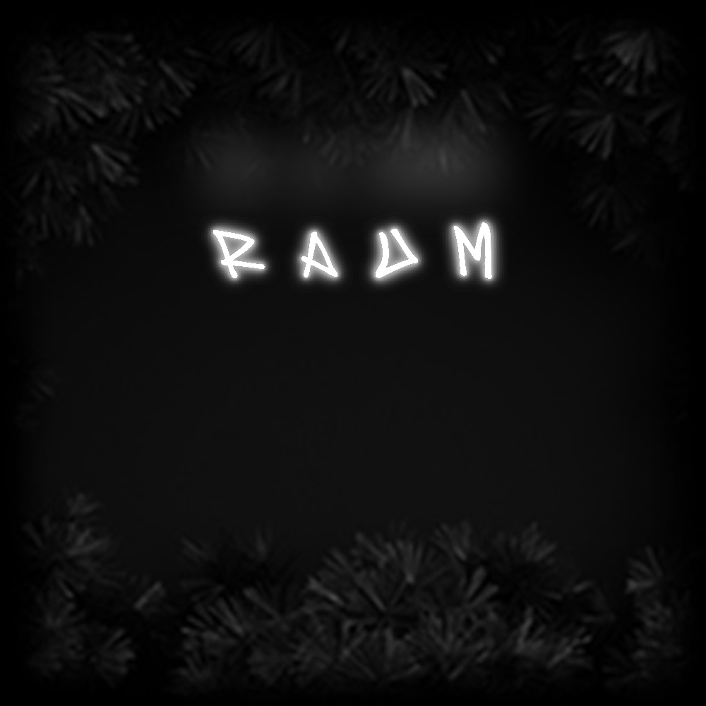 Konfiguriertes Neonschild: R A U M - Official Neon - led neon schild schriftzug personalisiert