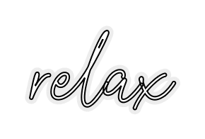 Konfiguriertes Neonschild: relax - Official Neon - led neon schild schriftzug personalisiert