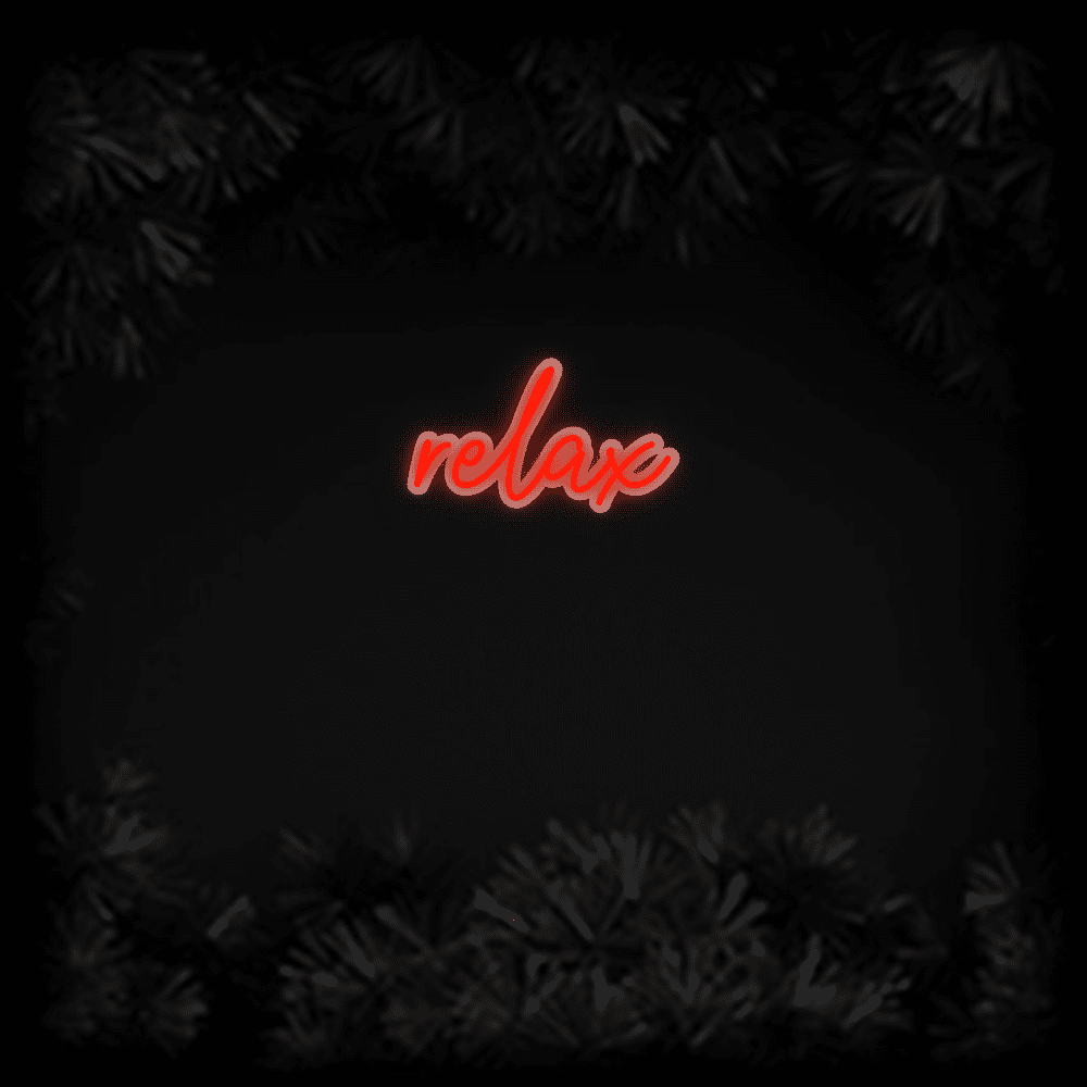 Konfiguriertes Neonschild: relax - Official Neon - led neon schild schriftzug personalisiert