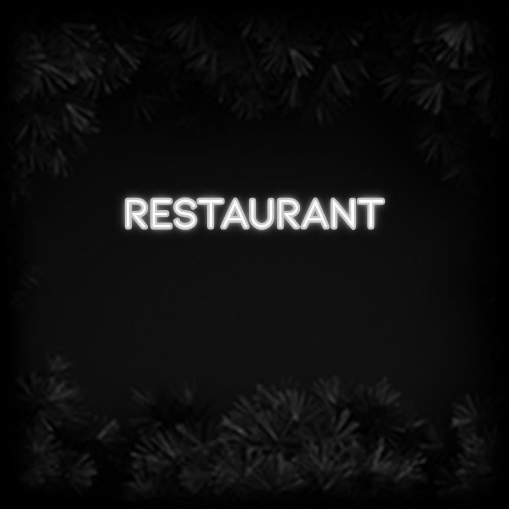 Konfiguriertes Neonschild: RESTAURANT - Official Neon - led neon schild schriftzug personalisiert