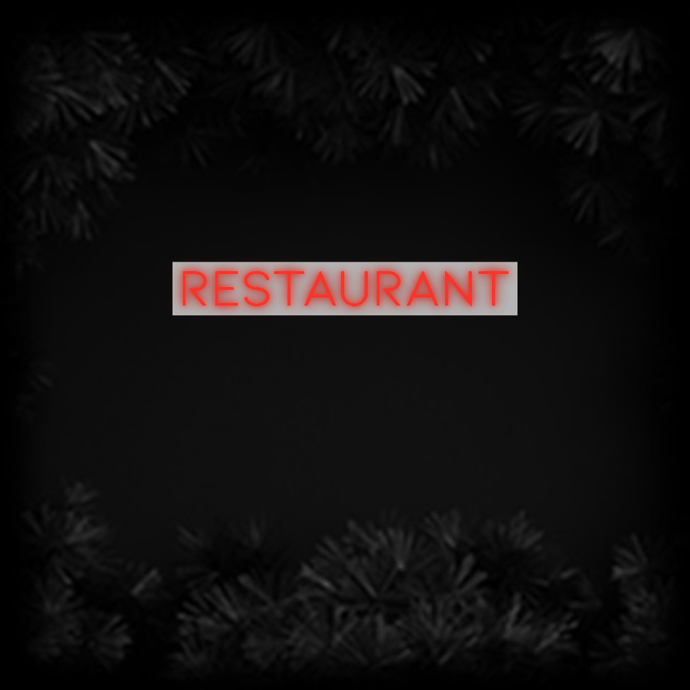Konfiguriertes Neonschild: RESTAURANT - Official Neon - led neon schild schriftzug personalisiert