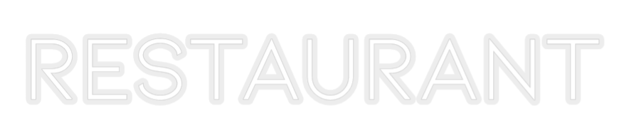 Konfiguriertes Neonschild: RESTAURANT - Official Neon - led neon schild schriftzug personalisiert