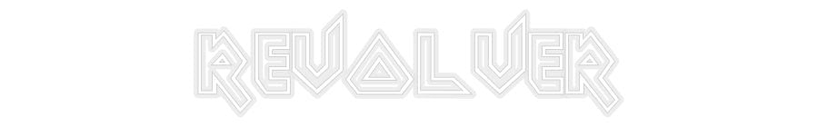 Konfiguriertes Neonschild: REVOLVER - Official Neon - led neon schild schriftzug personalisiert