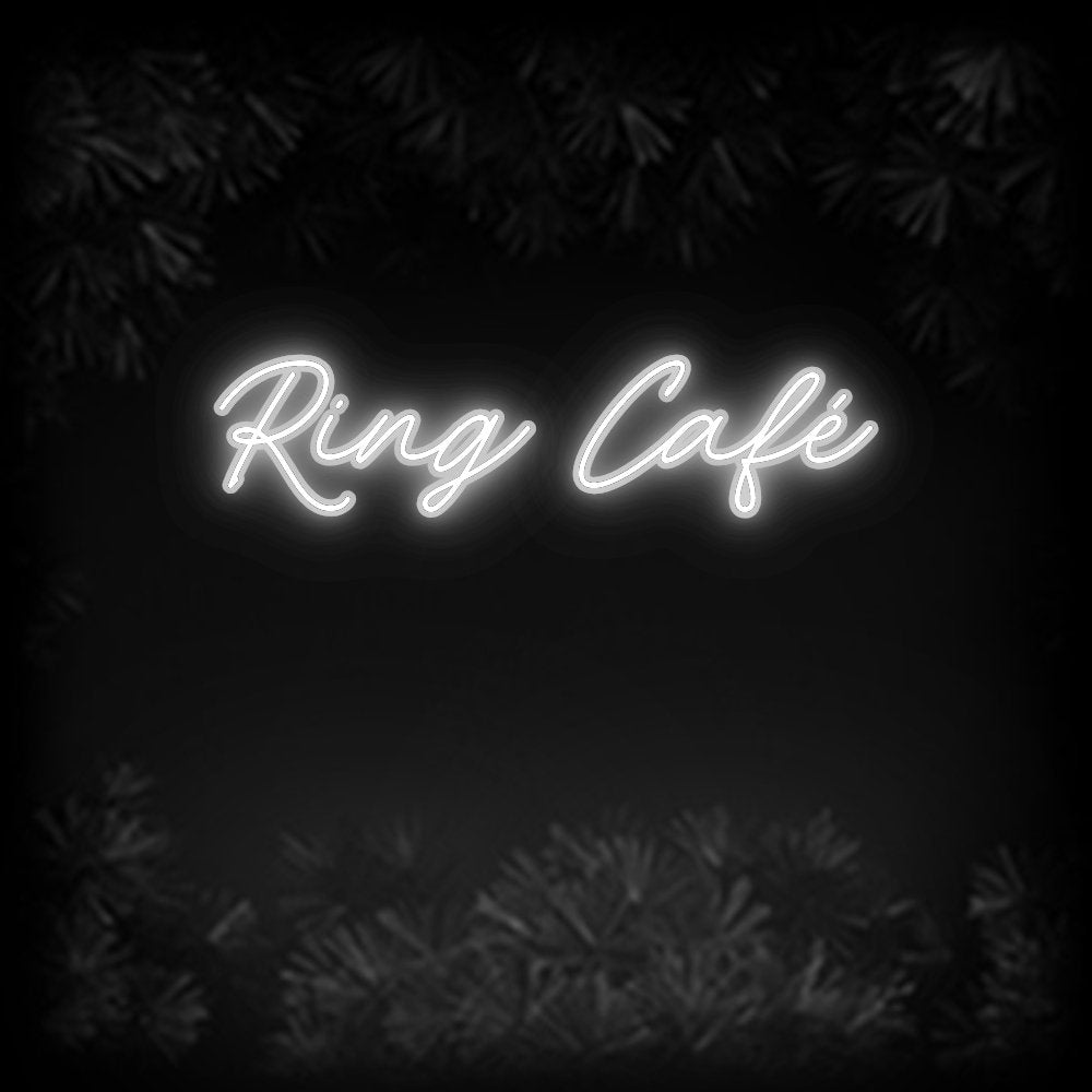 Konfiguriertes Neonschild: Ring Café - Official Neon - led neon schild schriftzug personalisiert