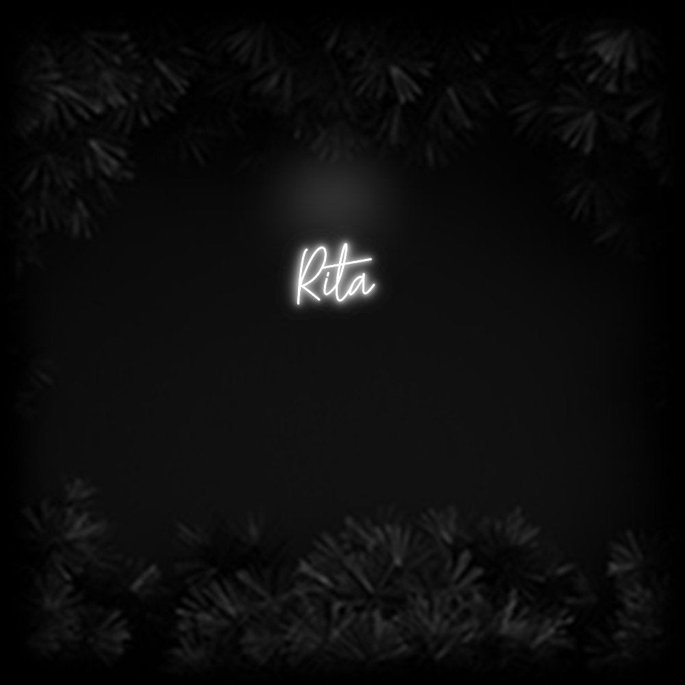 Konfiguriertes Neonschild: Rita - Official Neon - led neon schild schriftzug personalisiert