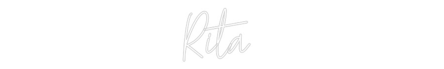 Konfiguriertes Neonschild: Rita - Official Neon - led neon schild schriftzug personalisiert