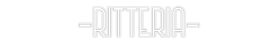 Konfiguriertes Neonschild: - RITTERIA - Official Neon - led neon schild schriftzug personalisiert