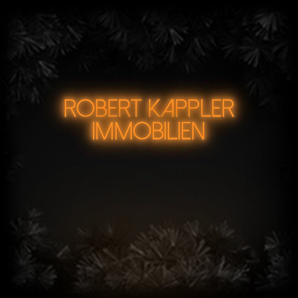 Konfiguriertes Neonschild: Robert Kapple... - Official Neon - led neon schild schriftzug personalisiert