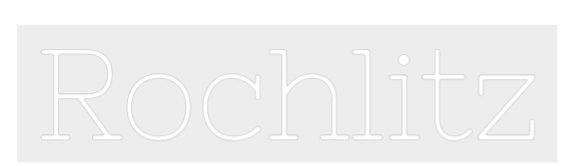 Konfiguriertes Neonschild: Rochlitz - Official Neon - led neon schild schriftzug personalisiert