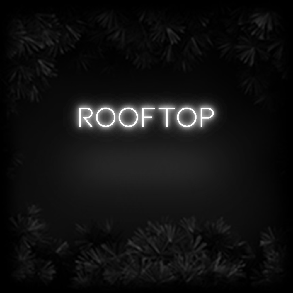 Konfiguriertes Neonschild: ROOFTOP - Official Neon - led neon schild schriftzug personalisiert