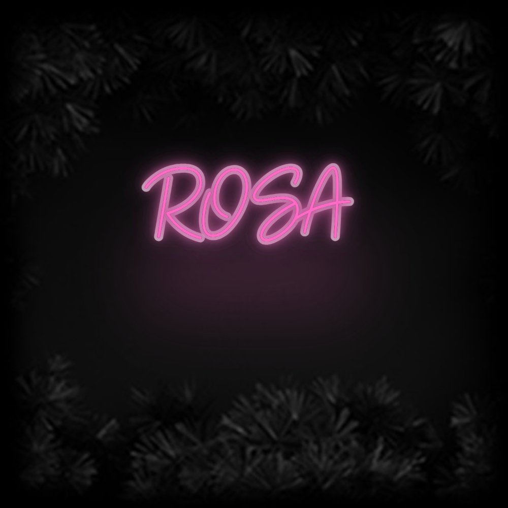 Konfiguriertes Neonschild: ROSA - Official Neon - led neon schild schriftzug personalisiert
