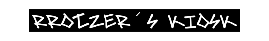 Konfiguriertes Neonschild: RROTZER´S KIOSK - Official Neon - led neon schild schriftzug personalisiert