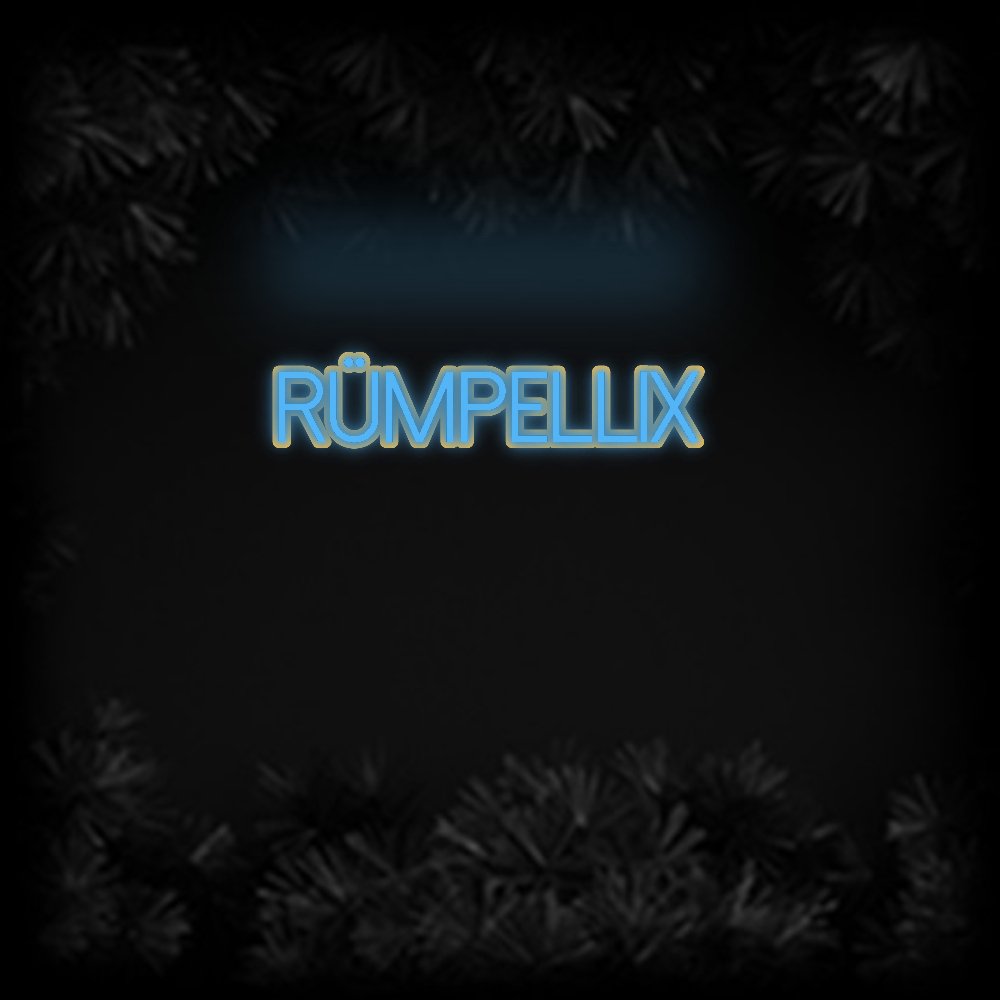 Konfiguriertes Neonschild: RÜMPELLIX - Official Neon - led neon schild schriftzug personalisiert