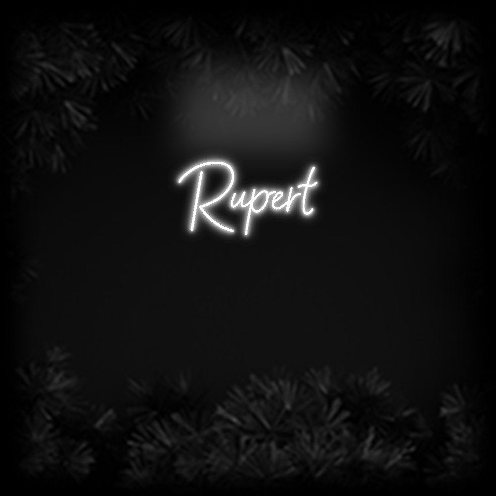 Konfiguriertes Neonschild: Rupert - Official Neon - led neon schild schriftzug personalisiert