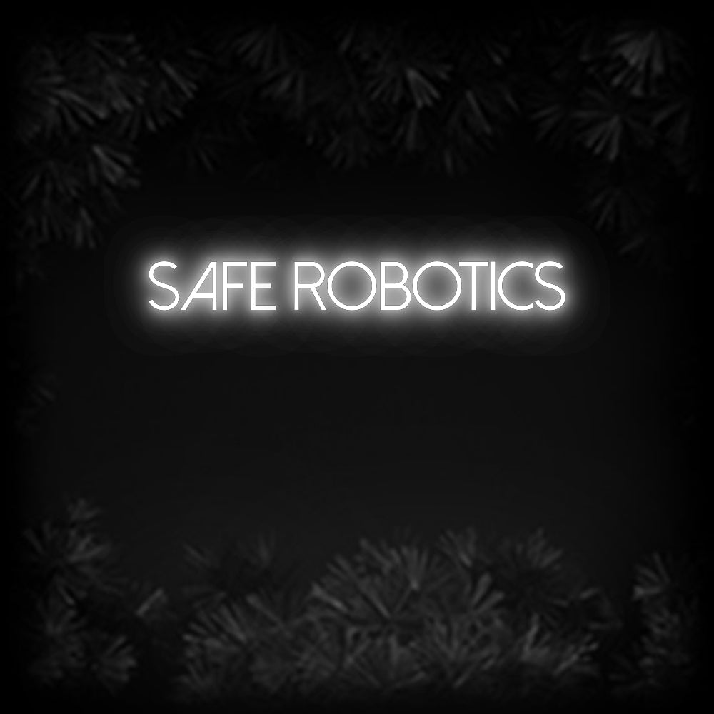 Konfiguriertes Neonschild: SAFE ROBOTICS - Official Neon - led neon schild schriftzug personalisiert