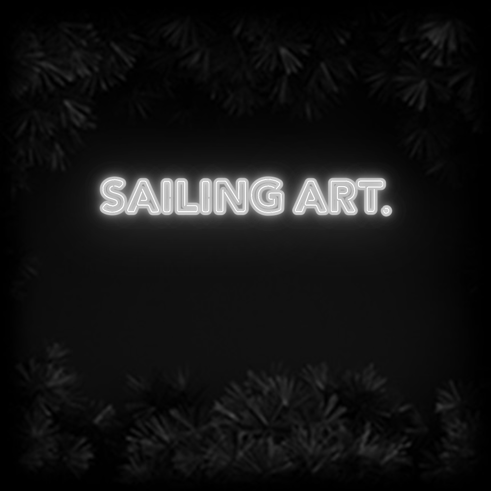 Konfiguriertes Neonschild: SAILING ART. - Official Neon - led neon schild schriftzug personalisiert