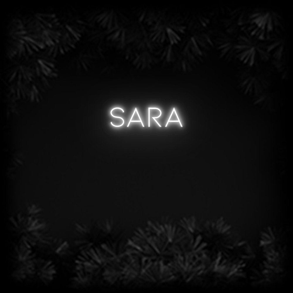 Konfiguriertes Neonschild: SARA - Official Neon - led neon schild schriftzug personalisiert