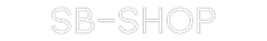 Konfiguriertes Neonschild: SB - Shop - Official Neon - led neon schild schriftzug personalisiert