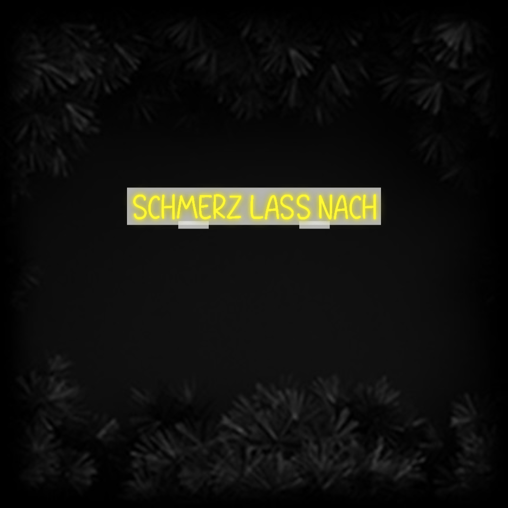 Konfiguriertes Neonschild: Schmerz lass na... - Official Neon - led neon schild schriftzug personalisiert